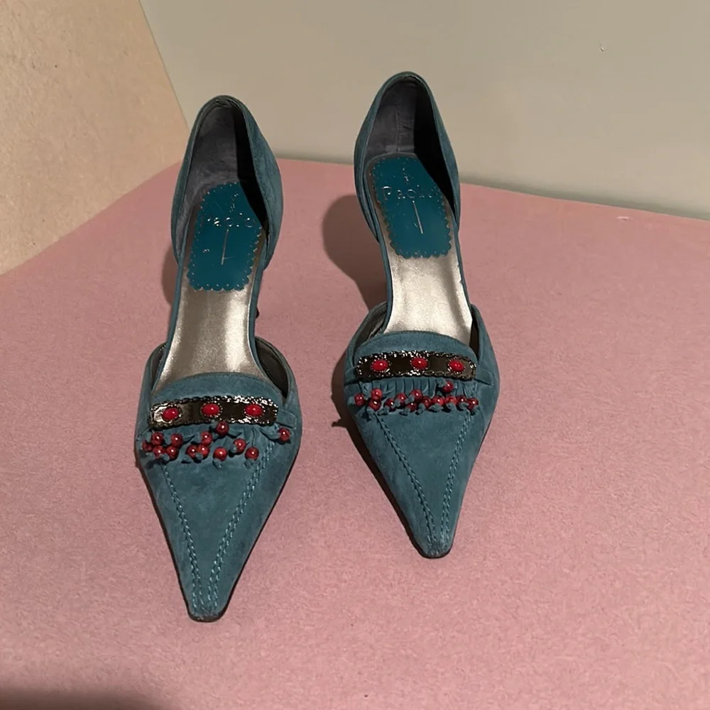 Elegante teal dress shoes - Picture 2 of 2